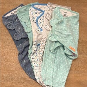 5pk SwaddleMe 3-6M Large Velcro Swaddle Set